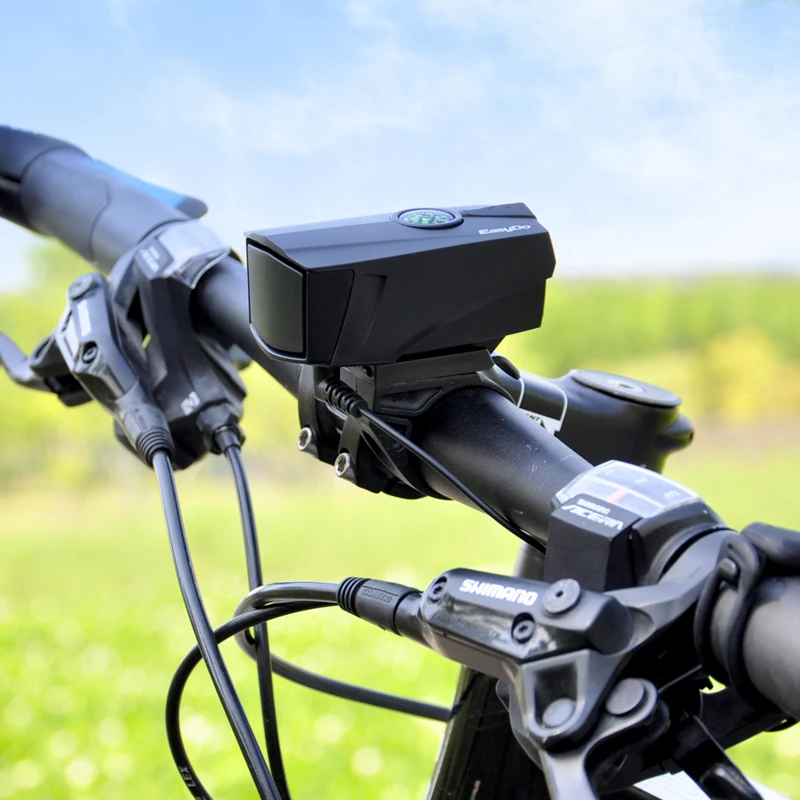 ETOOK 140 dB Electric Bell 2 Modes Bike Electronic Horn Waterproof Outdoor Cycling Accessories Bicycle Bell Handlebar 22-26mm