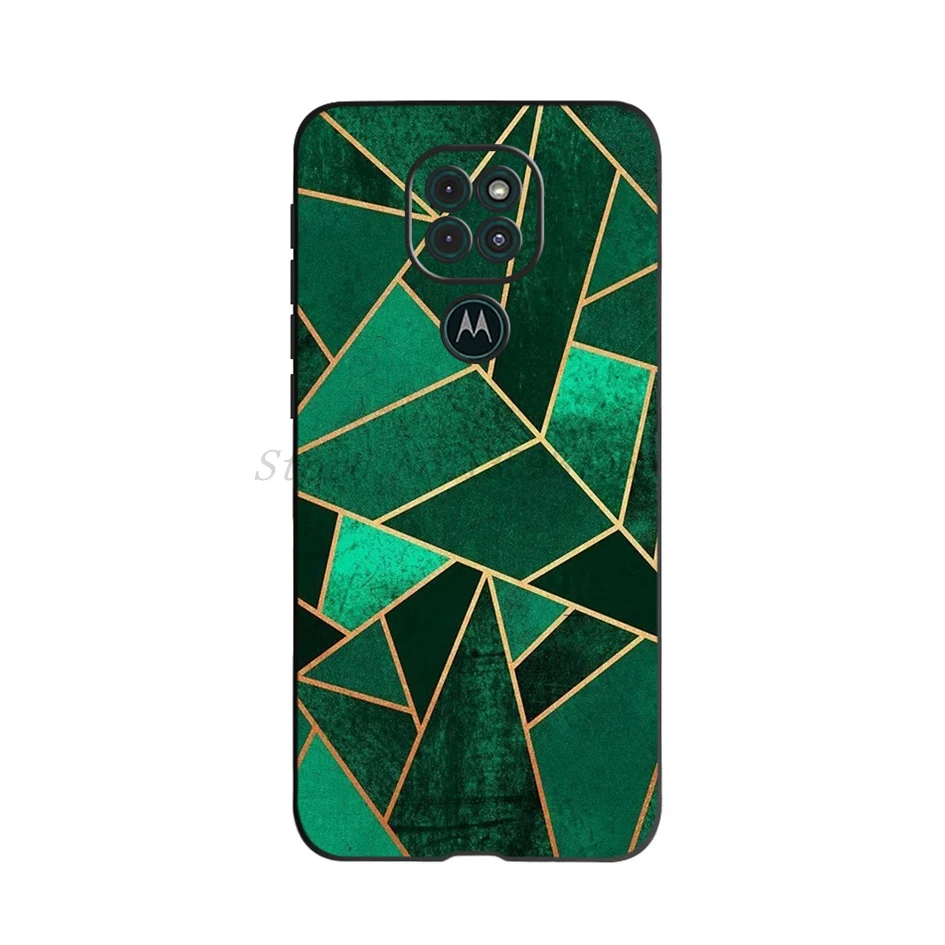 For Motorola Moto G9 Play Case Fashion Flower Printed Soft Silicon Phone Cover 6.5\