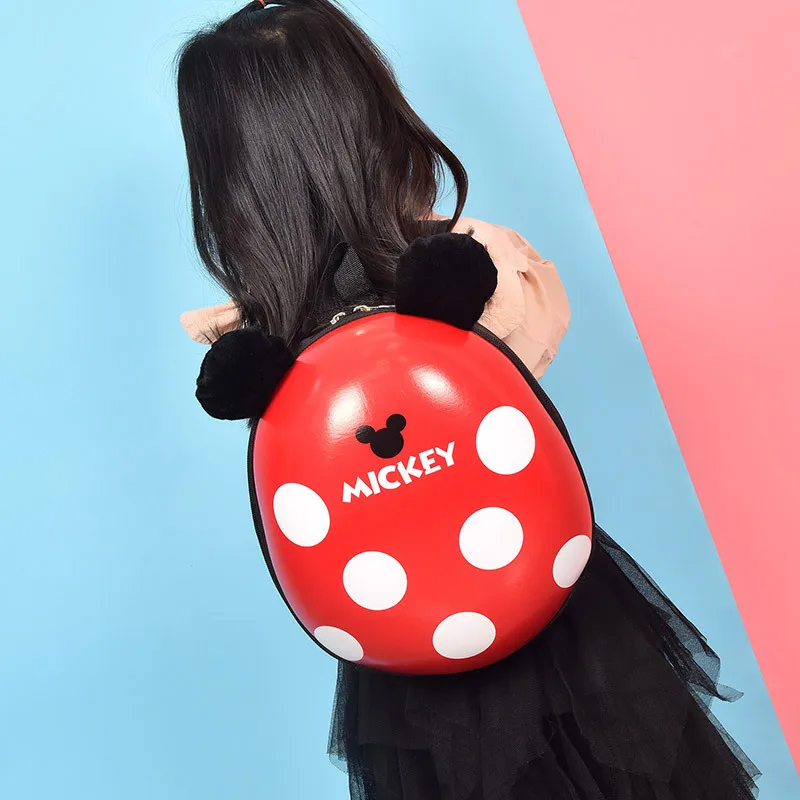 Children\'s Cartoon Hardshell Backpack Mickey Minnie Eggshell Kindergarten Boy and Girl Schoolbag Cute