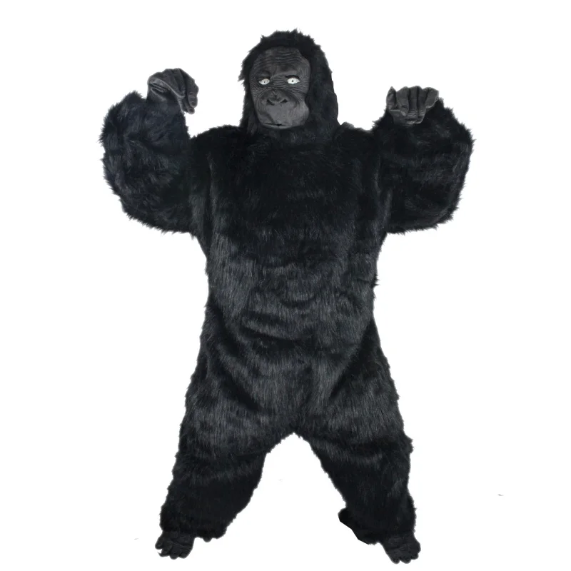 2022 Molezu Halloween Mask Prop Ape Gorilla Costume Party Costume Mask Horror Carnival Cosplay Party Props Adult Show Animal