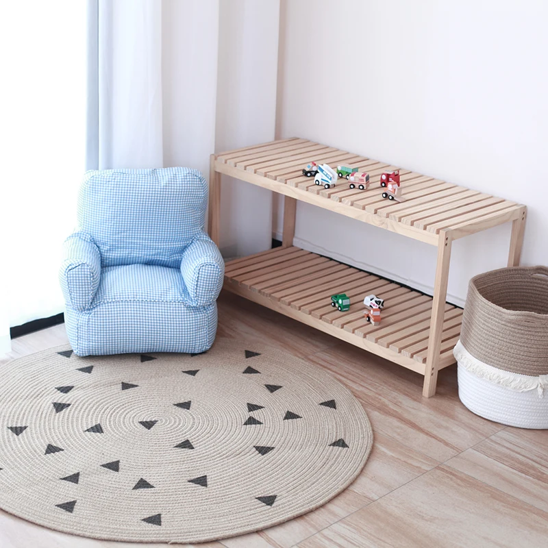 Jute Baby Play Mat Playmat Toys Tapis Enfant Baby Gym Game Mats Child Tummy Time Rug Kids Carpet Station Nordic Baby Room Decor