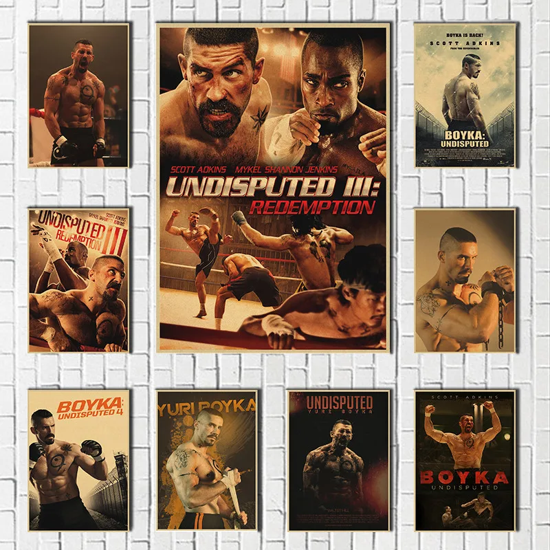 Boyka بلا منازع الرجعية الملصقات كرافت ورق حائط اللوحة عالية الجودة للمنزل ملصقات جدار ديكور #1