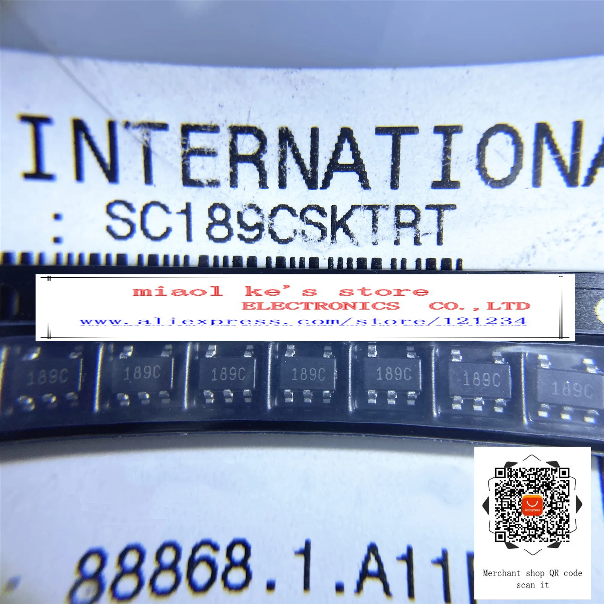 [10pcs]100%New original: SC189CSKTRT 189C 189 - IC REG BUCK 1.2V 1.5A SOT23-5/SC-74A/SOT-753