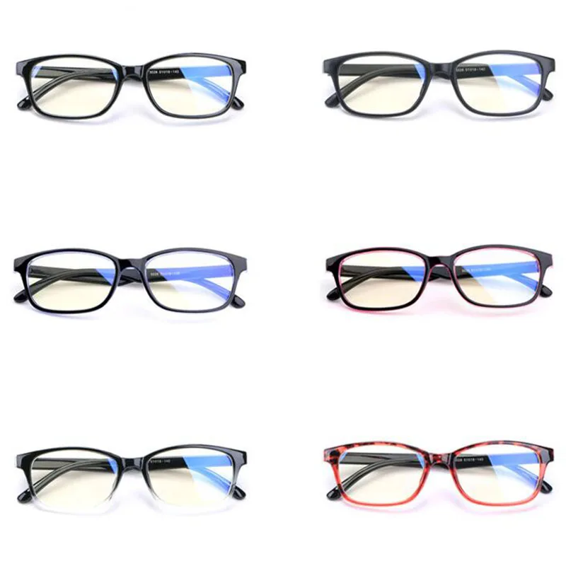 Square Finished Myopia Glasses Short Sight Eyewear -1.0 -1.5 -2.0 -2.5 To -6 Men Women Reading +100 +150 +200 +250 +300 +400