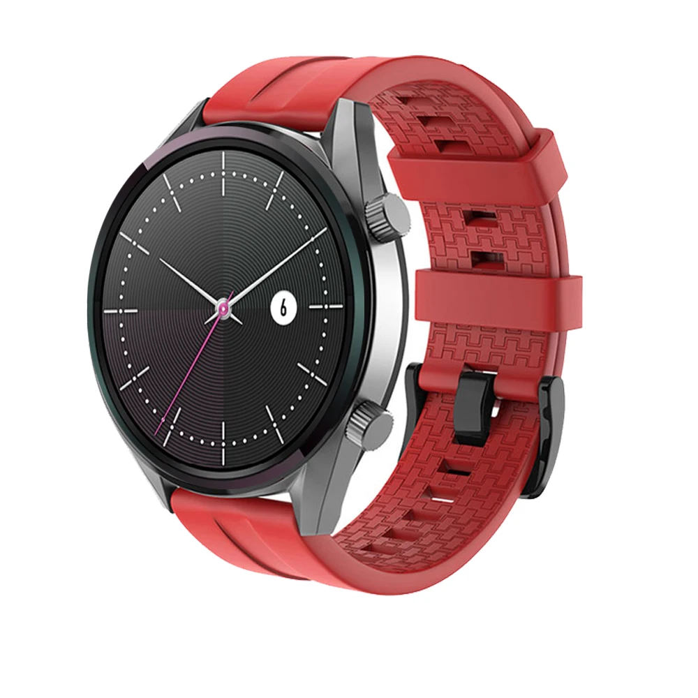 สายนาฬิกาอัจฉริยะ22มม. สำหรับนาฬิกา Huawei GT 3 GT2 GT3 Pro 46มม. /se/gt actu/honor Magic สายรัดข้อมือซิลิโคนทางการ