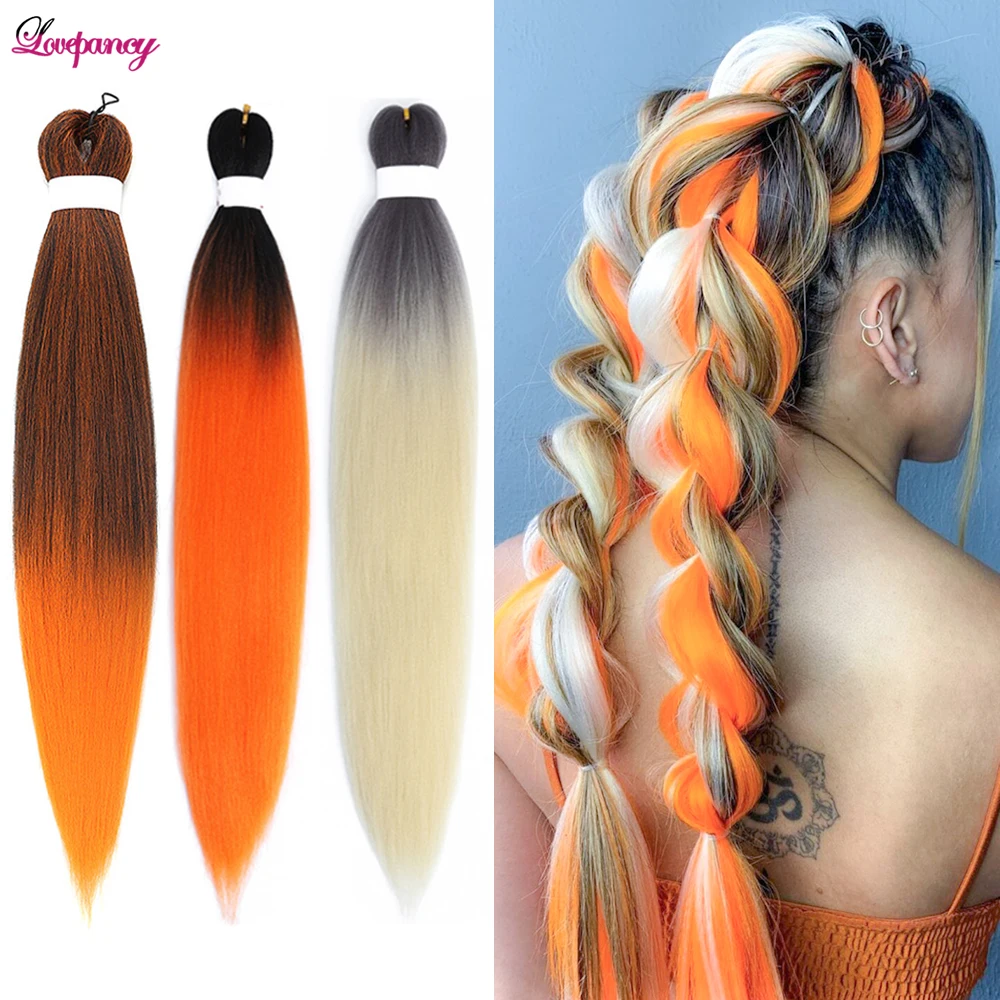 

Synthetic Easy Crochet Braiding Hair Extension Jumbo Zizi Braids Ombre Pre Stretched Hair Strand Braid Bundle Yaki Straight Hair