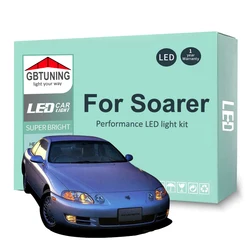 Car Accessories For Toyota Soarer Z10 Z20 Z30 1981-1996 1997 1998 1999 2000 Canbus Dome Footwell LED Interior Light Bulb Tools