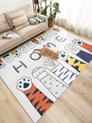 PAYSOTA-Lovely Crawling Mat, Living Room Carpet, Bedroom Spread, Can Sleep Sit, Children's Home Bedside, Tea Table, Cartoon