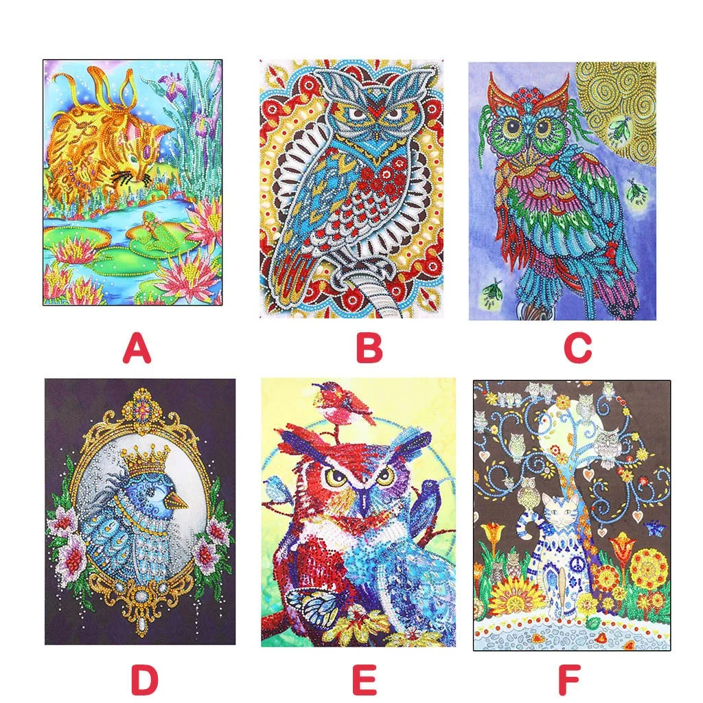 Diamond Painting bird Diamond Mosaic Animal Cross Stitch Handmade Rhinestones Pictures Full Display Gift Home Decor#0407y30