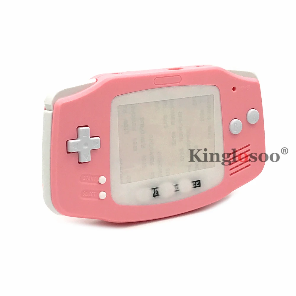 Pink Full IPS shell case for Nintendo Game boy advance GBA housing parts pre-cut