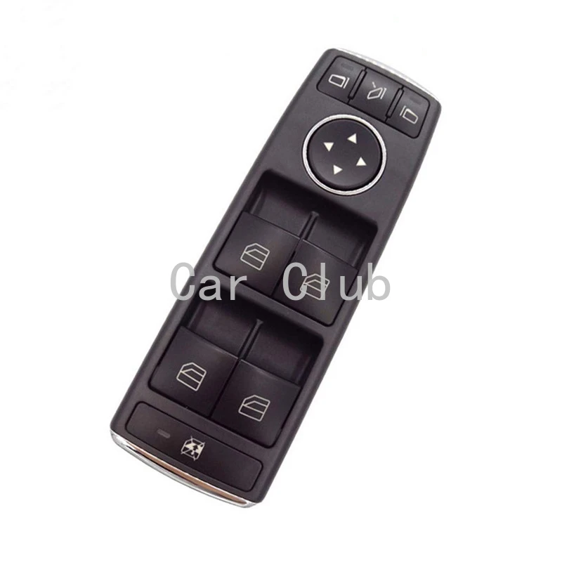 Electric Power Window Master Control Switch Lifter Button Front Left A2049055402 for Mercedes ML350 ML500 ML63 E300 GLK300