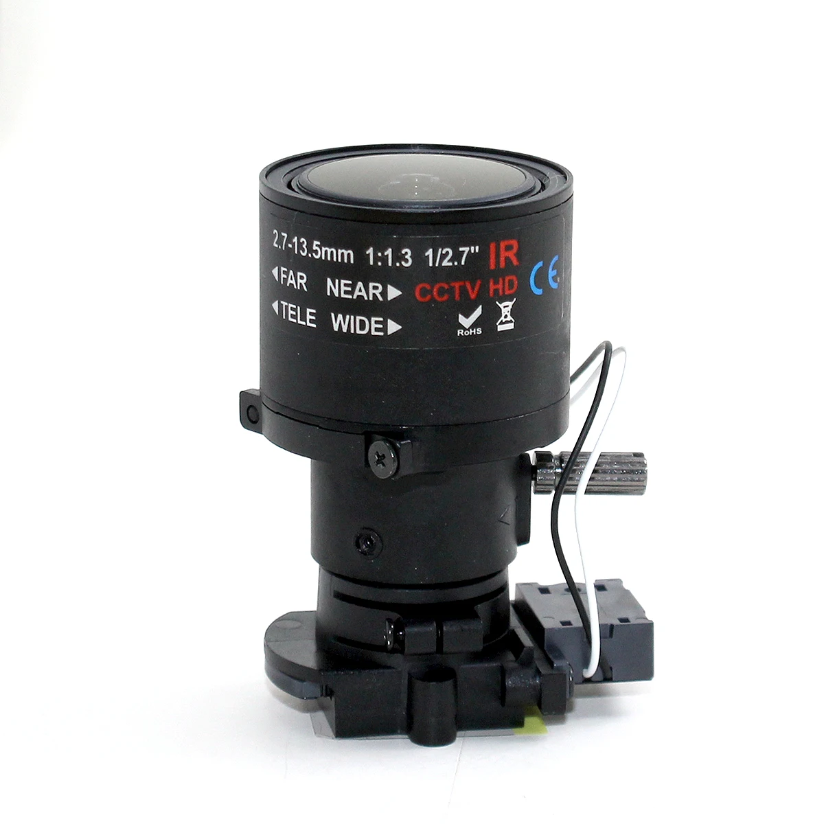 2MP 2.7-13.5mm Manual zoom lens Varifocal cctv IR D14 Lens,F1.3,1/2.7