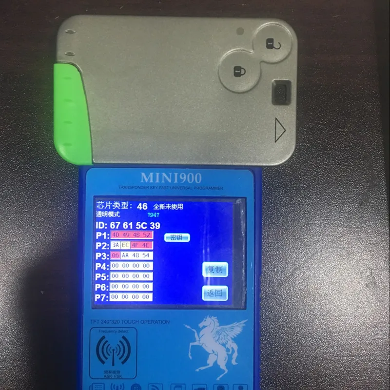 1/5/10ชิ้น2ปุ่มสมาร์ทการ์ดสำหรับ Renault Laguna กุญแจรีโมท433MHz ชิป PCF7947 ID46