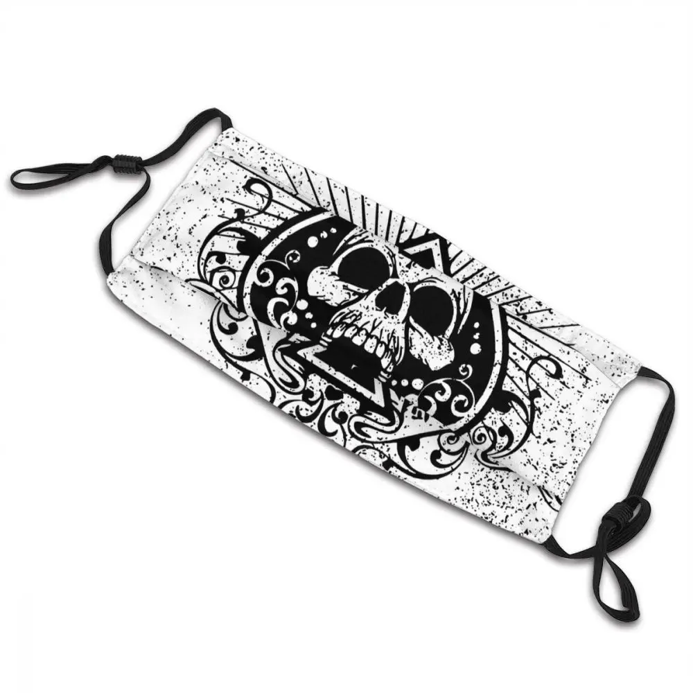 Metal pesado 1960s punk rock música adulto máscara ace de espadas decoração ajustável anti dustproof mascarillas