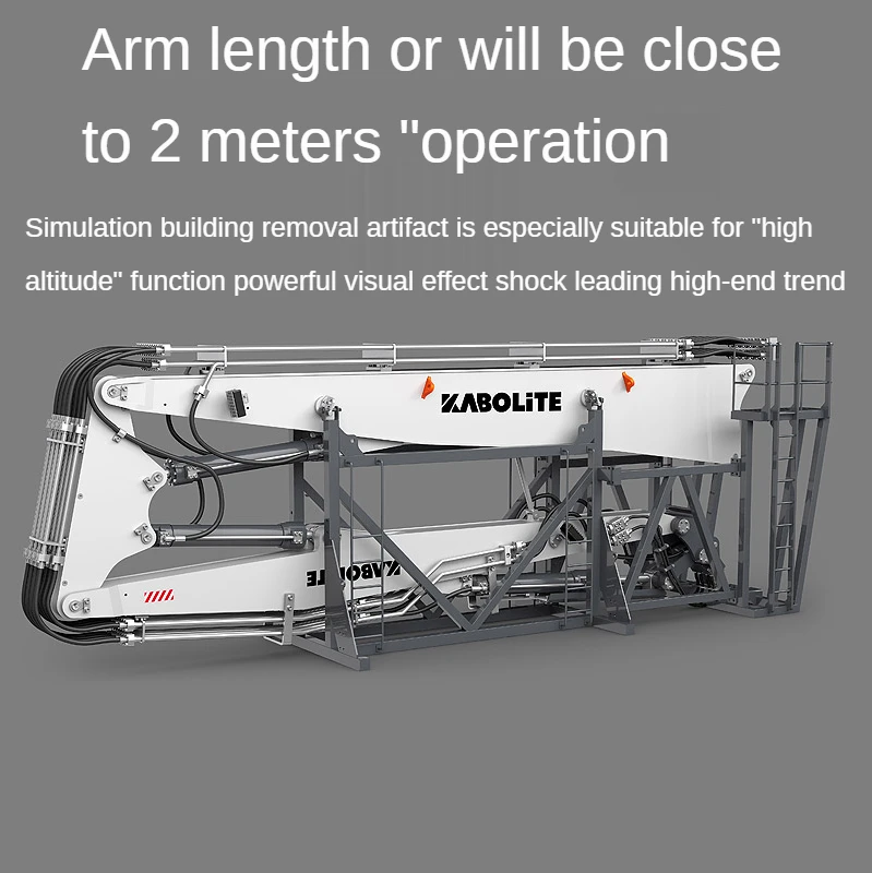 Extended Arm 1/14 Hydraulic Excavator Model K970 Remote Control Simulation Extended Version Excavator Model Toy