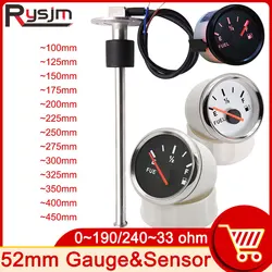 Fuel & Water Level Gauge Sensor Boat Motorcycle Car Fuel Sending Unit 0~190 ohm/240~33 ohm with 100mm 125mm ,150mm, 200mm,450mm