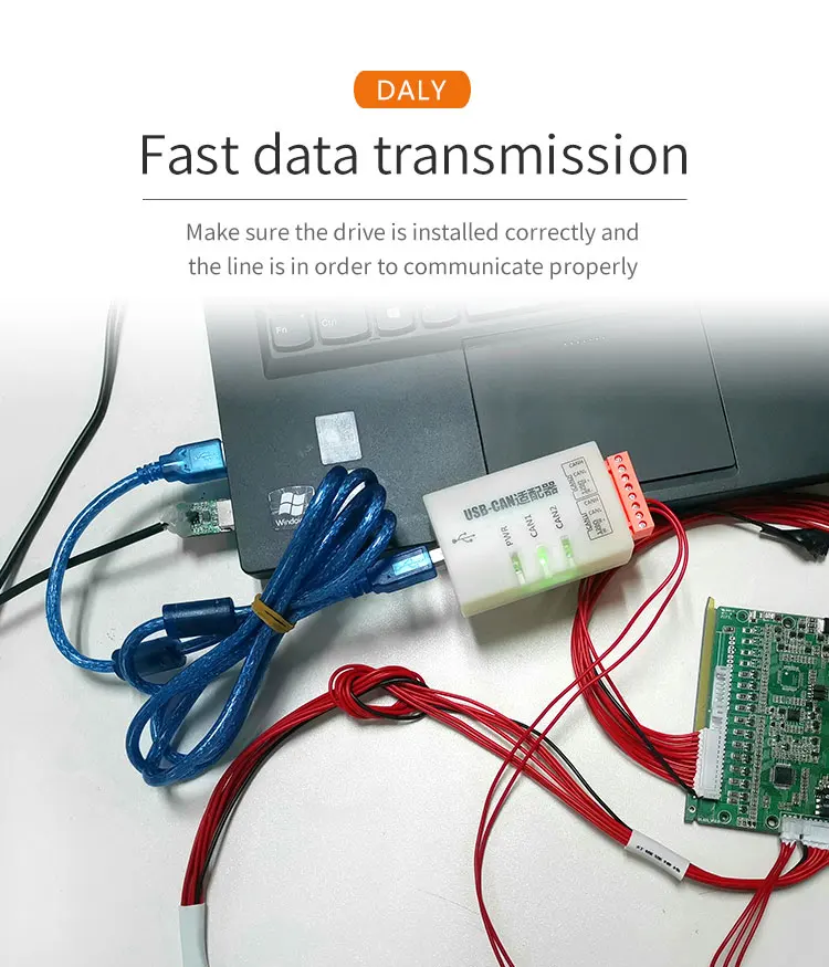 Daroplo UART-Kabel Für BMS: LiFePO4 & Li-Ion-Akkus Kommunizieren Mit PC – 4S Bis 32S, Inkl. Smart-Funktionen