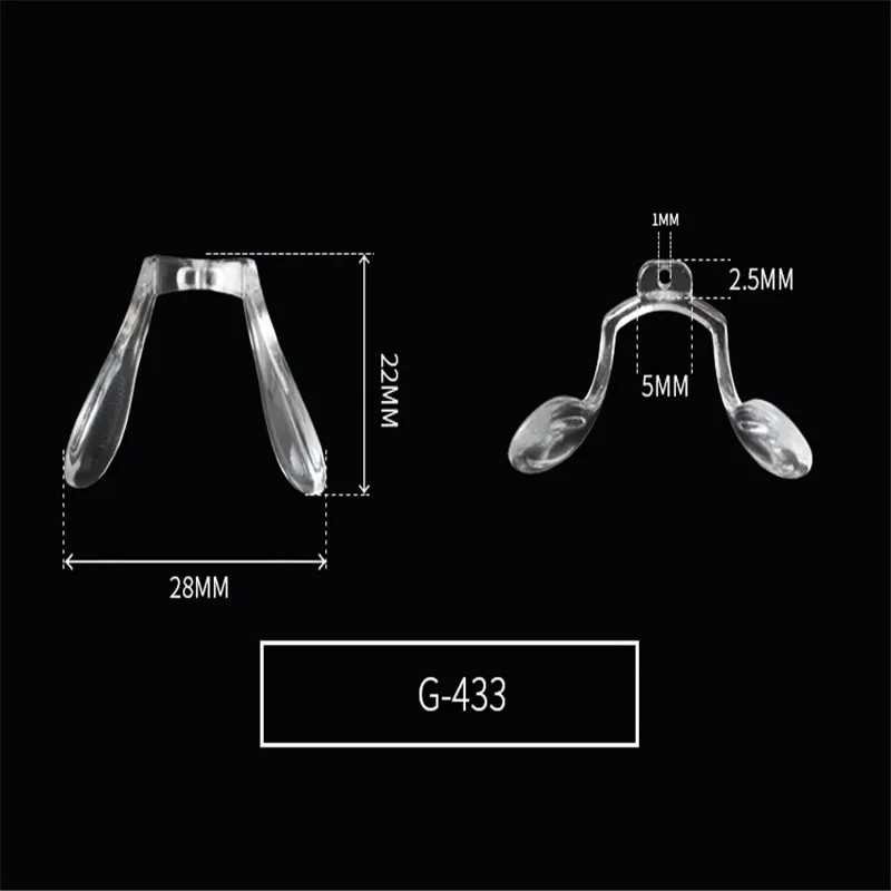 نظارات مخدات أنف للنظارة المضادة للانزلاق النظارات نظارات شفافة مكبرة مخدات أنف للنظارة لإصلاح النظارات تعزيز النظارات #1