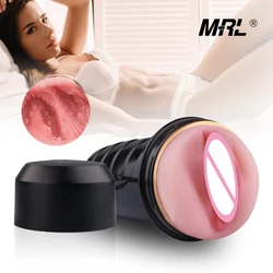 Sex Toys for Men Realistic Vagina Artificial Pocket Pussy Real Vaginal Sextoys Silicone 18 Adult Product Male Masturbators Cup