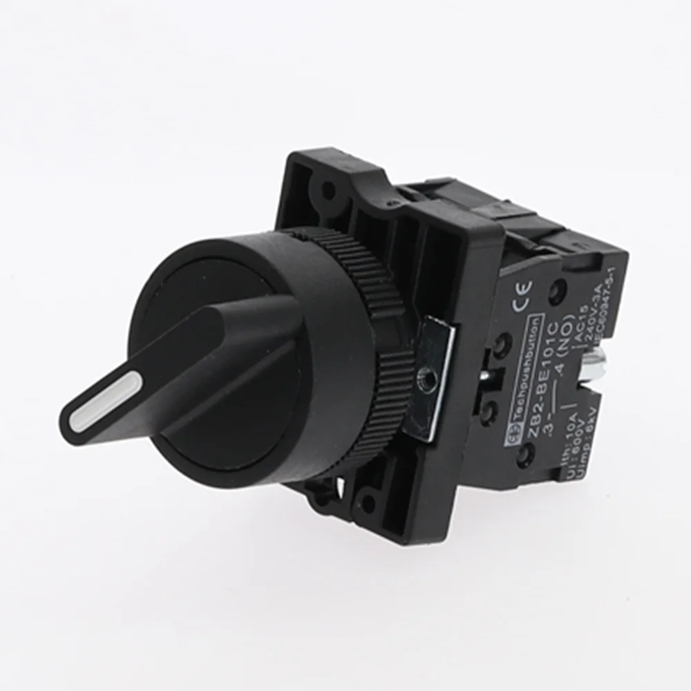 Pcs XB2-ED33 On/Off/Of 3 Position Rotary Select Selector Switch  NO+NO 10A 600V AC XB2-ED33