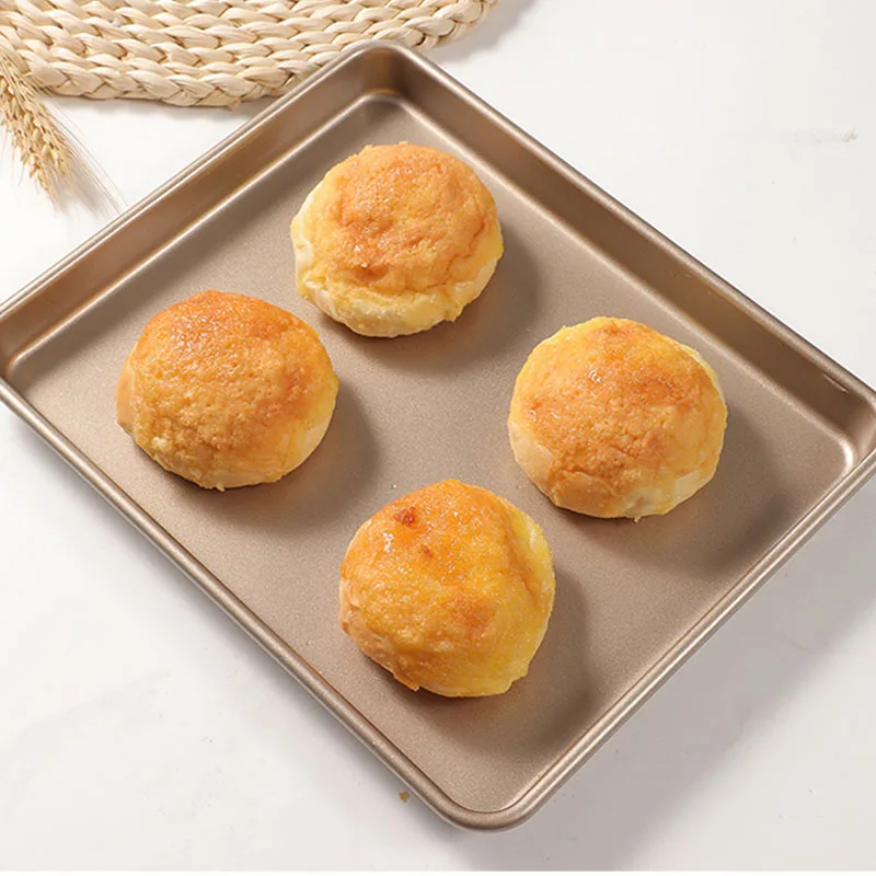 

Multifunction Carbon Steel Bakeware Rectangle Cake Bread Not-Sticky Square Baking Pan Mold Home Kitchen Tools Accessories
