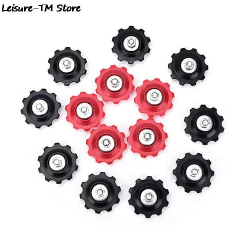 12T Aluminum Alloy MTB Bicycle Rear Derailleur Pulley Jockey Wheel Road Bike Guide Roller Idler Part Cycling Accessory