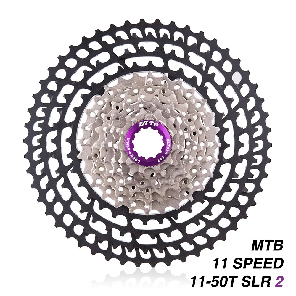 

MTB 11 Speed 11-50T SLR2 Cassette Wide Ratio Ultralight 360g CNC Freewheel Mountain Bike for sram XX1 m9000 Bicycle Parts