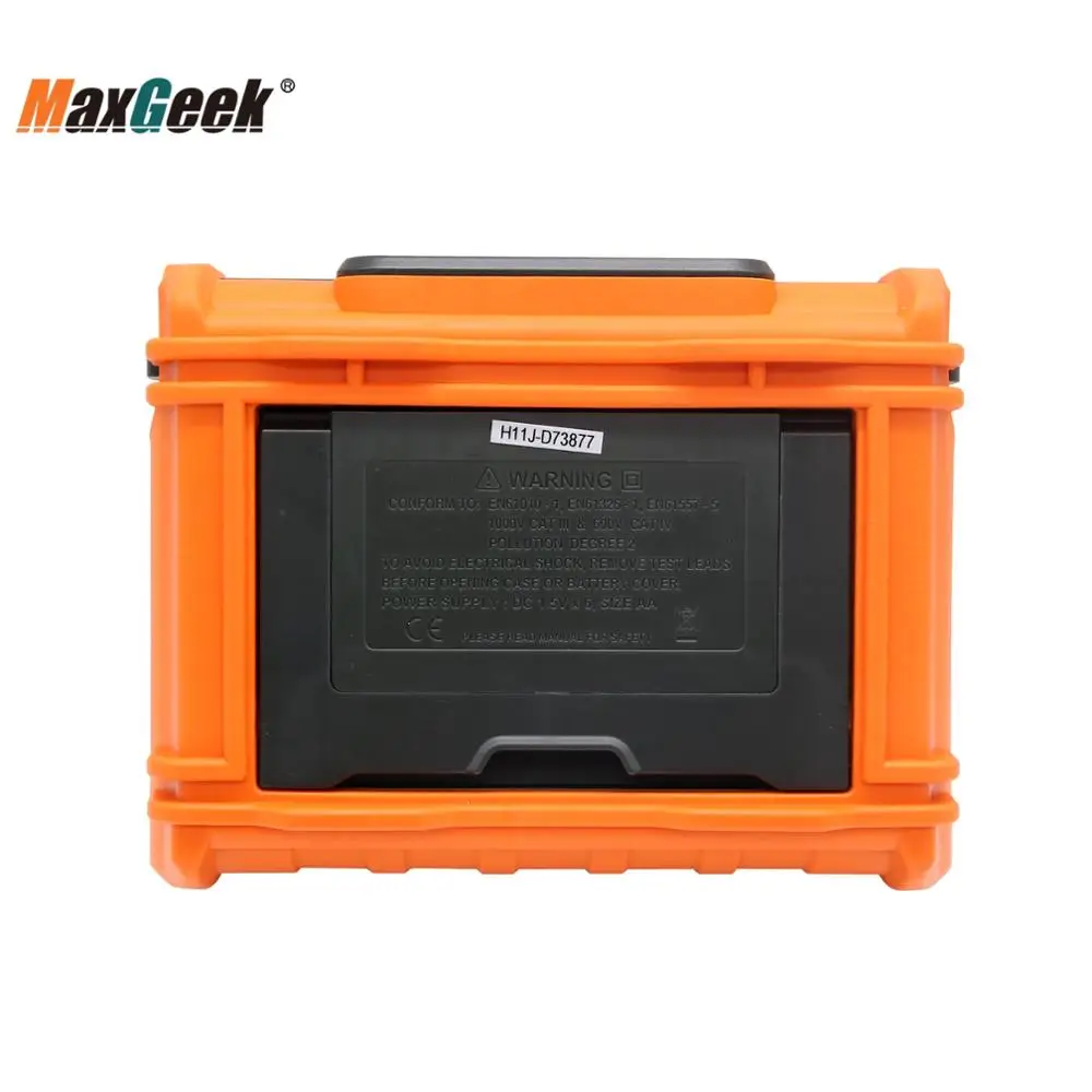 Imagem -04 - Maxgeek-alta Precisão Loop Resistência Tester Rcd Digital Multímetro Ms5910 Vazamento Proteção Interruptor Tester