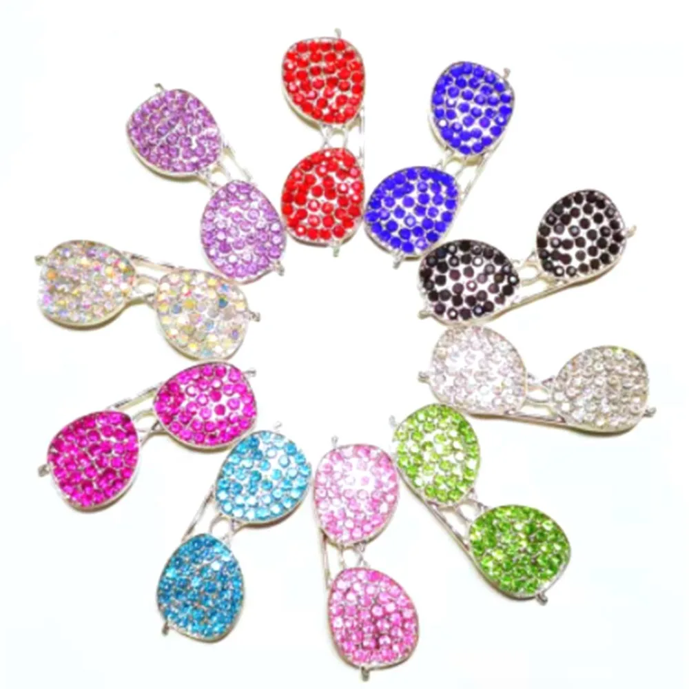 

10pcs Silver Plated Sunglasses charms for women DIY jewelry accessories