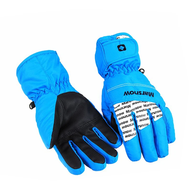 SG04 Waterproof Snow Gloves Winter Motorcycle Cycling Ski Snowboarding Glove Black Outdoor Free Shipping