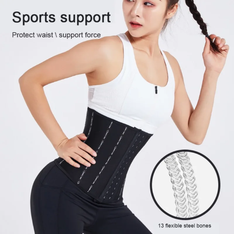 Waist Trainer Sweat Belt Women Body Shaper Waist Support Croset Cincher Tummy Control Sport Girdle Weight Loss Slimming Trimmer