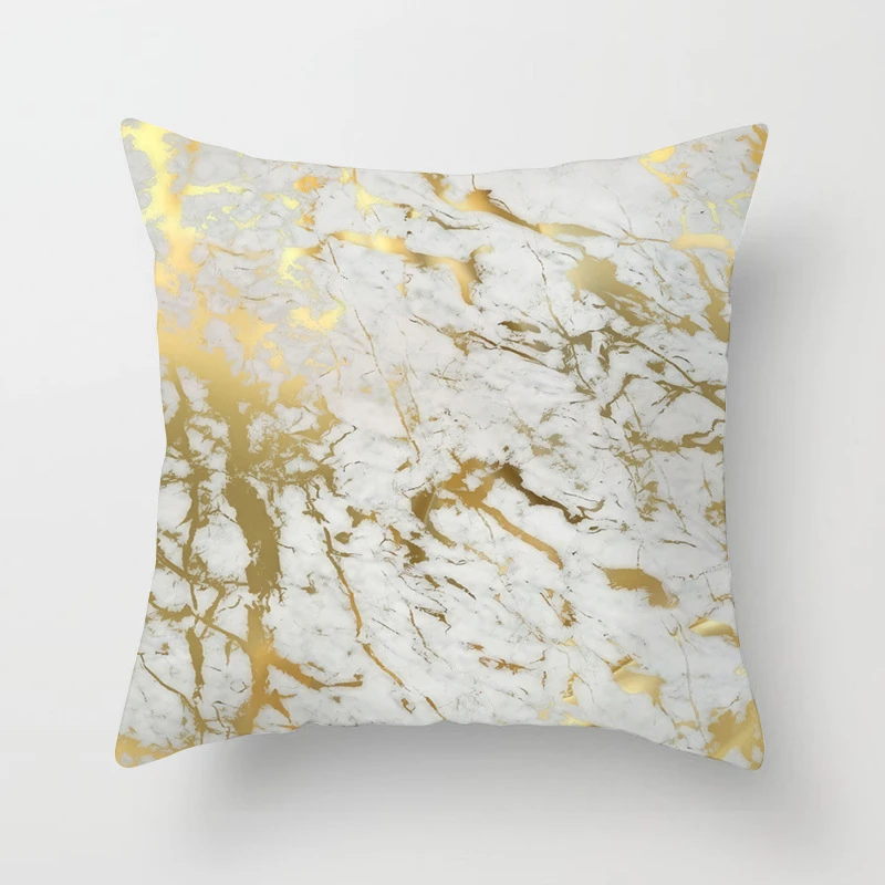 Nordic Marble Stone Texture Cushion Cover Modern Fashion Pillow Cover Decorative Pillow Case Home Decor Sofa Couch Throw Pillows