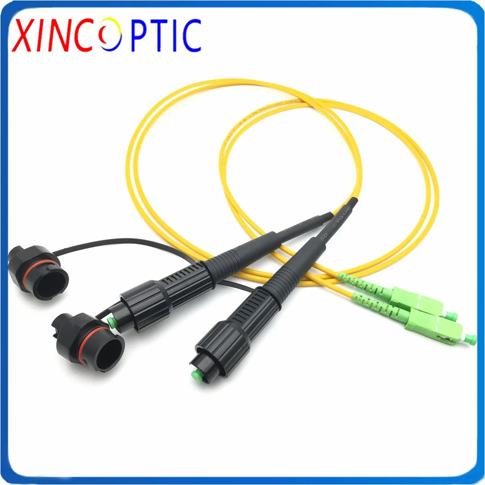 Imagem -05 - Huawei-mini sc Apc Fibra Óptica Patch Cord Impermeável Ip67 sc Apc Exterior 2mtr Teste sm Scapc Corning Connector Torneira Óptica