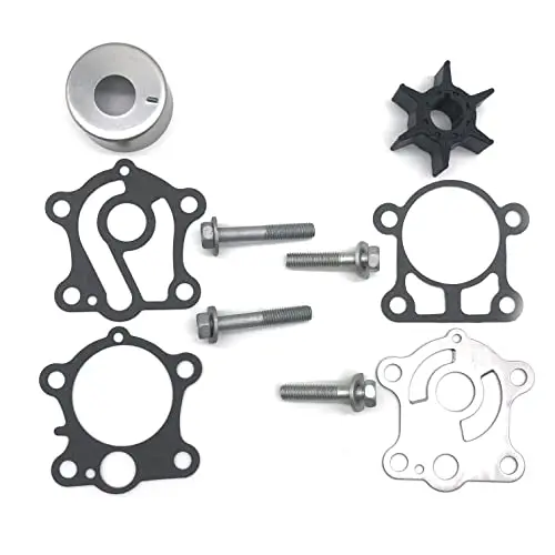 

6E0-W0078-A2 Water Pump Impeller Repair Kit for Yamaha Outboard 6E0-W0078-02 6E0-W0078-01 6E0-W0078-00 4HP 5HP 2/4-Stroke