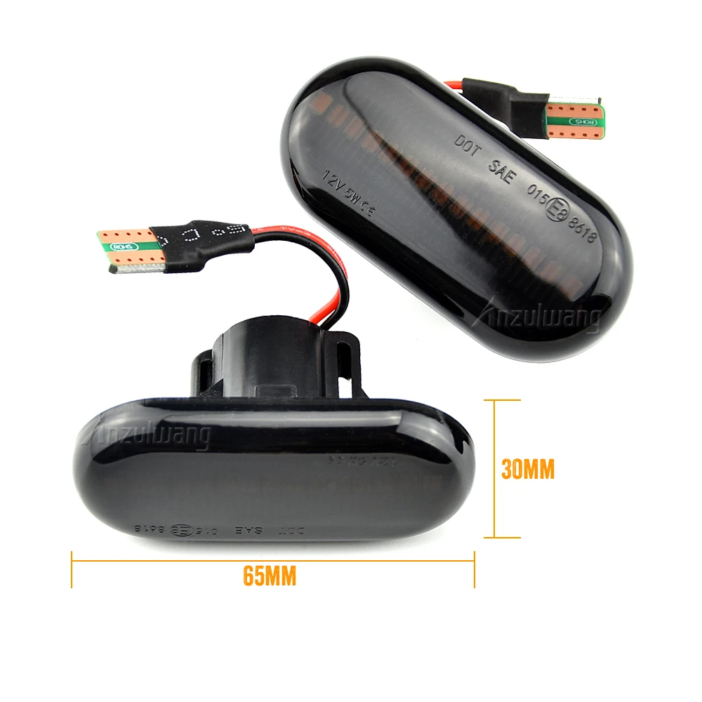 Clignotant Latéral ociamique à LED, pour Renault Clio 1 2 KANGOO MEGANE ESPACE TWINGO Biens TER Nissan Opel Smart FORTWO