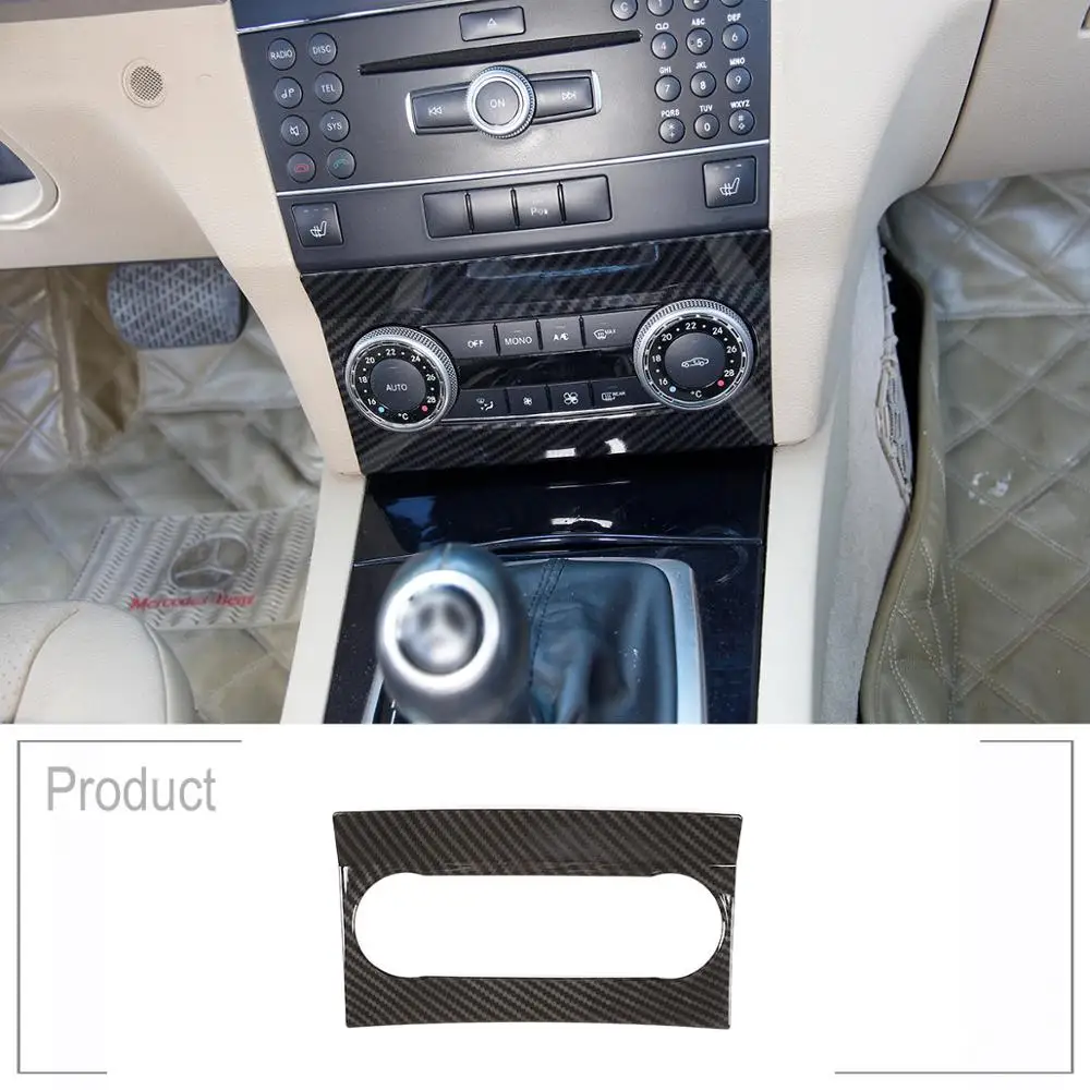 

ABS Style Car Air Conditioner Switch Decorative Frame For Mercedes Benz GLK 260 200 300 2008-2012