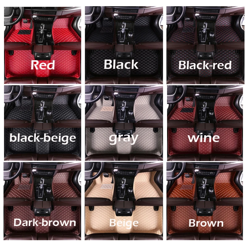Car floor mats for Porsche for Cayenne 2011 2012 2013 2014 2015 2016 2017 Custom auto foot Pads automobile