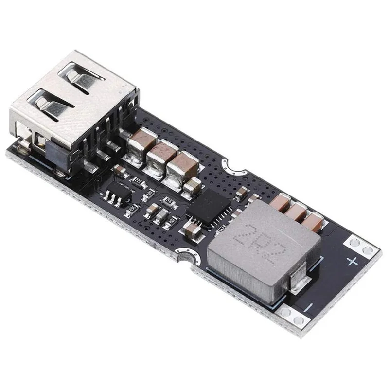 Tps61088 placa do módulo de potência do impulso da bateria de lítio da única pilha 3.7v 4.2v 5v 9v 12v usb do telefone móvel carga rápida qc2.0 qc3.0