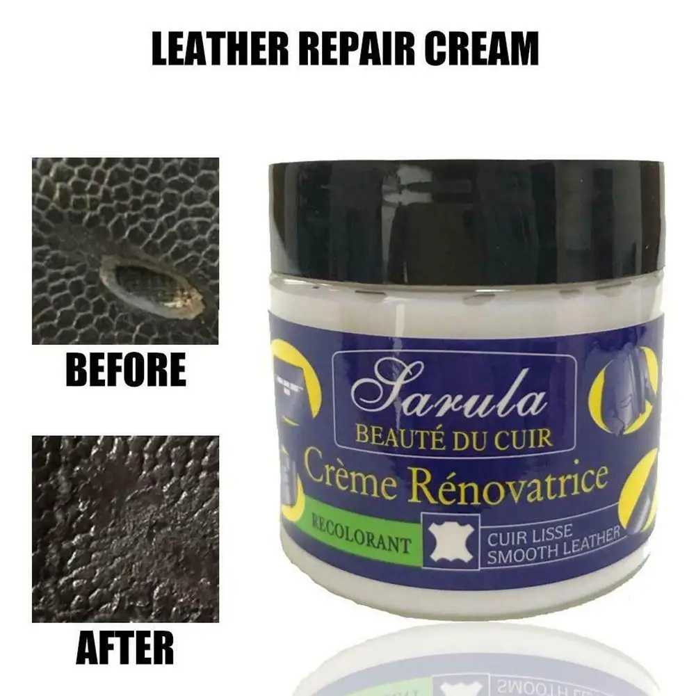 Leather Repair Cream Filler Compound For Leather Restoration Cracks Burns Holes Restore Cream Leather Renovating Cream Car Tools