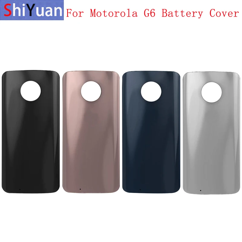 

Крышка батарейного отсека задняя крышка корпуса для Motorola G6 Plus G6 Play задняя крышка с логотипом запасные части