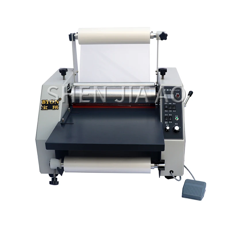 V350 laminating machine hot and cold laminating steel roller laminating machine automatic laminating machine