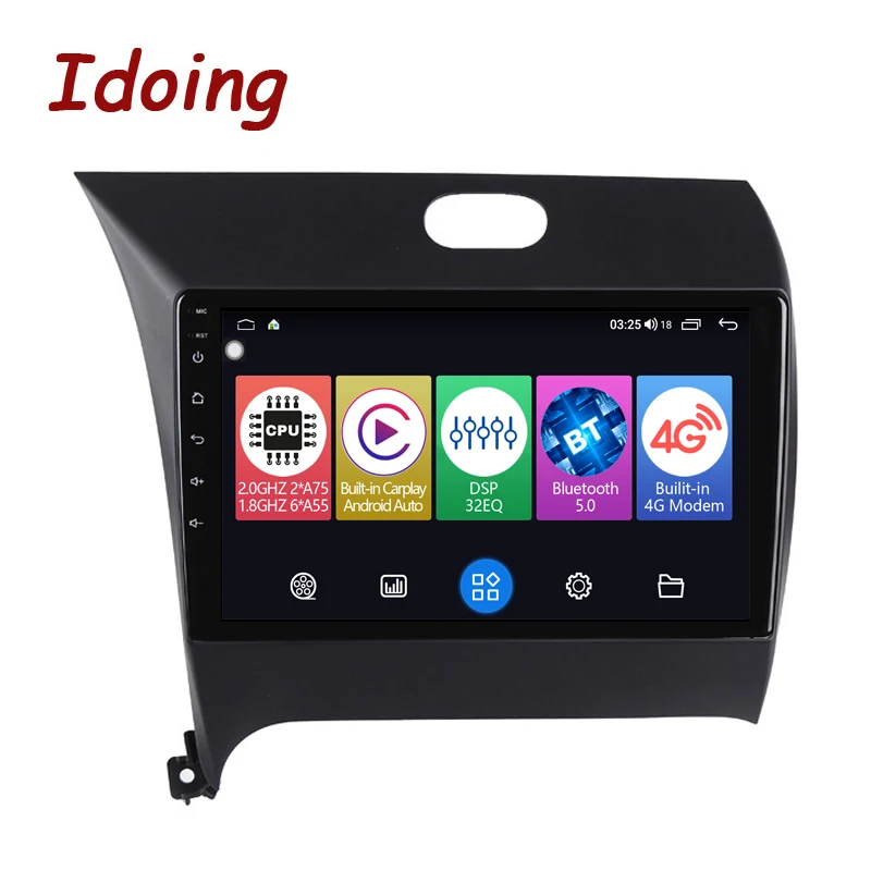 

Idoing Android Car Stereo Radio Player For KIA K2 Cerato 2 3 Forte 2012-2016 GPS Navigation Head Unit Plug And Play Intelligent