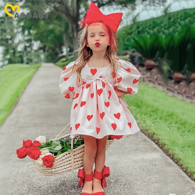 Valentines Dresses Toddler Valentine Day Dress Toddler Valentine Day Child Dress Girls Casual Dresses Aliexpress