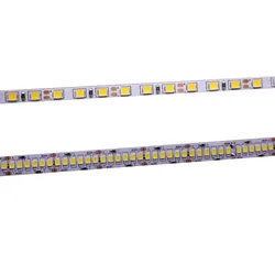 CRI 80 + 5mm 10mm PCB 12V 24V taśma LED 2835 120LEDs 240 leds/m dioda elastyczne światło taśma 4000K 6000K Neutural biały ciepły biały 5m