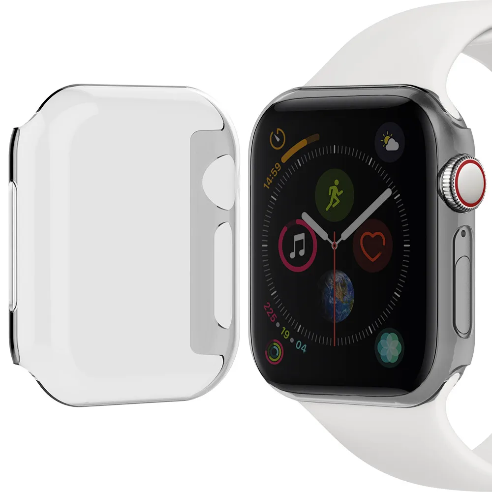 Đồng Hồ Dành Cho Apple Watch Series 6 SE 5 4 3 Bao 44 Mm 40Mm Nhiều Màu Sắc Bao Da Máy Tính Khung iwatch Apple Dòng Đồng Hồ 5 4 3 44 Mm
