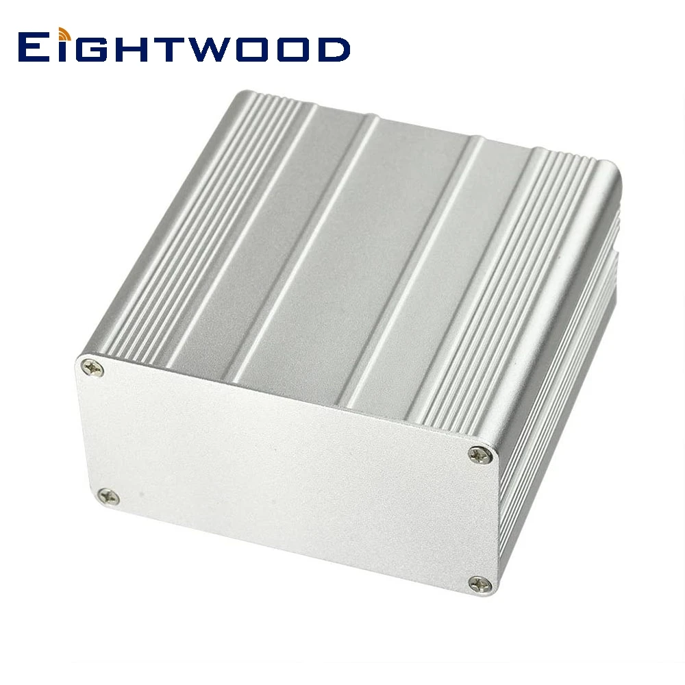 

Eightwood алюминиевый корпус, электронный проекционный ящик, чехол для усилителя печатных плат «сделай сам» 3,94 дюйма x3.94 дюйма x1.97 дюйма (LWH)