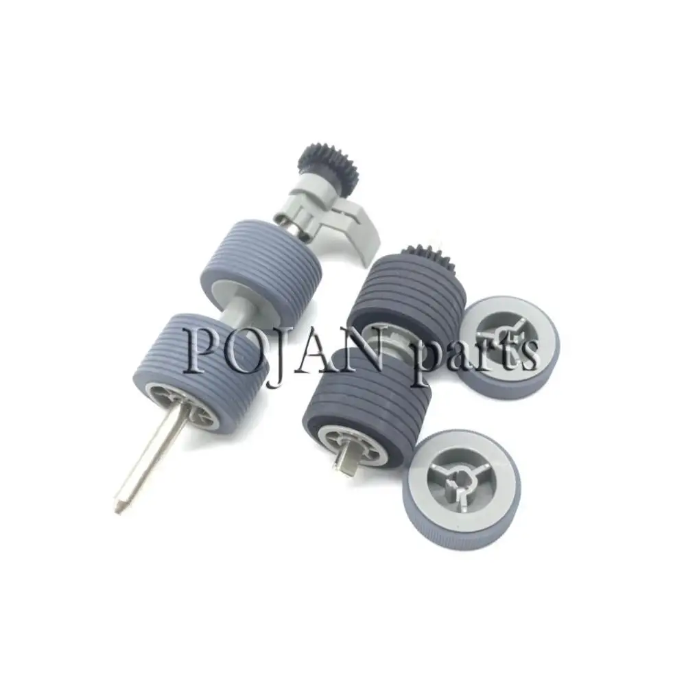 1 set X PA03575-K011 PA03575-K012 PA03575-K013 Rullo di prelievo Rullo di freno Separatore Rullo di gomma per pneumatici per Fujits fi-6400 fi-6800