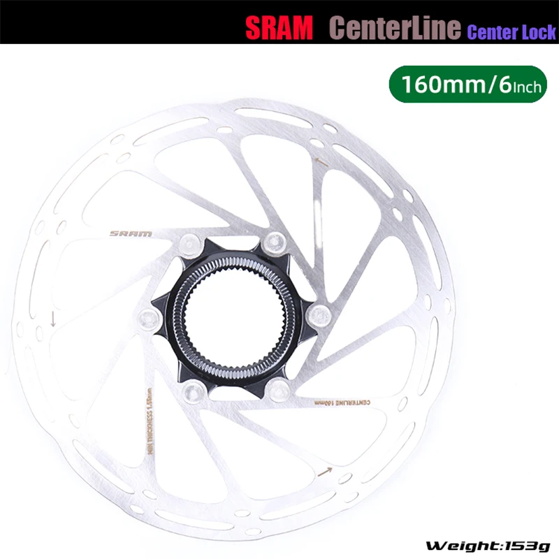 SRAM CenterLine Disc Brake Rotor Center Lock 200mm 180mm 160mm 140mm Center Line Discs Rotors Without Lockring