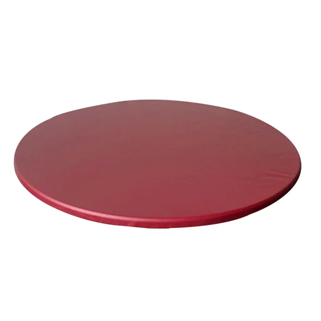 Wipe Clean Waterproof Polyester Table Cloth Cover 90cm Diameter Round Tablecover