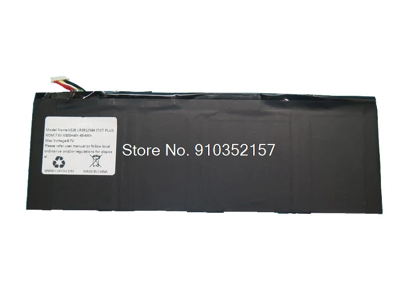 Laptop Replacement battery For VOYO VBOOK I7/I7 PLUS LR3912584 6500MAH 7.6V 49.4WH